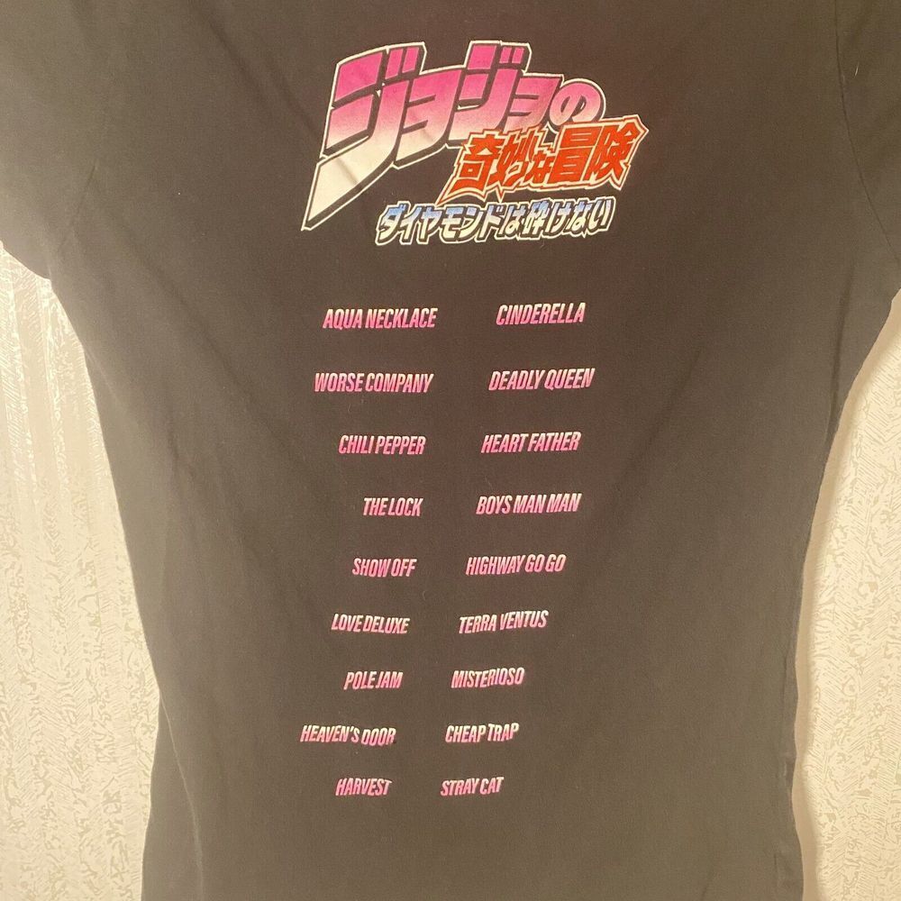 JoJo's Bizarre Adventure The Animation T-Shirt Womens M Diamond Is Unbreakable - Picture 5 of 8